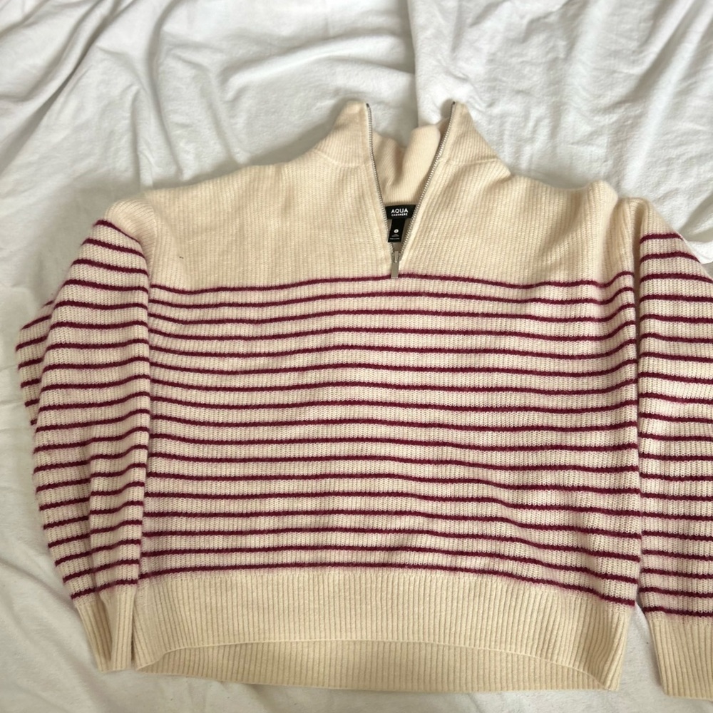 Aqua Cashmere Sweater